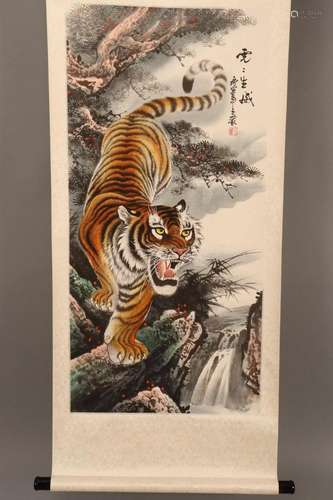 Good Chinese Hanging Scroll,