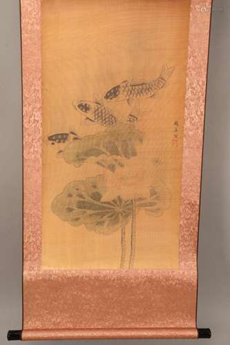 Chinese Hanging Scroll,