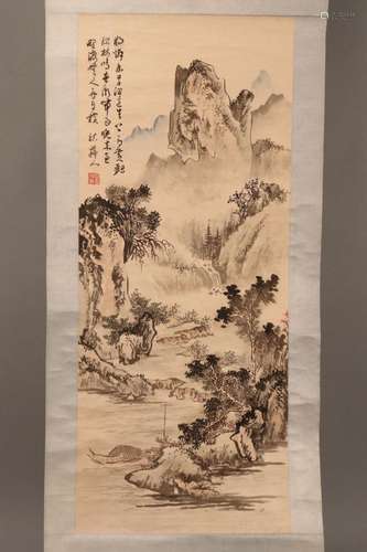 Chinese Hanging Scroll,