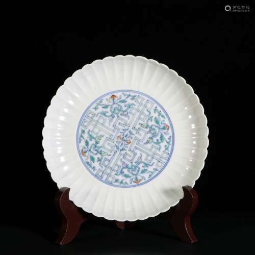Doucai Porcelain Plate, China