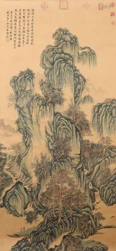 Ink Painting Of Landscape - Wang Shimin, China