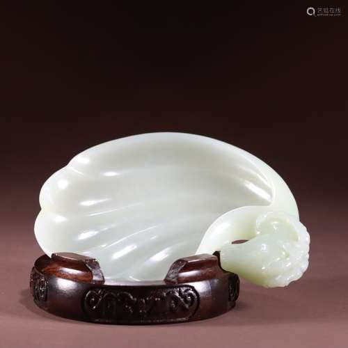 Hetian Jade Brush Holder, China