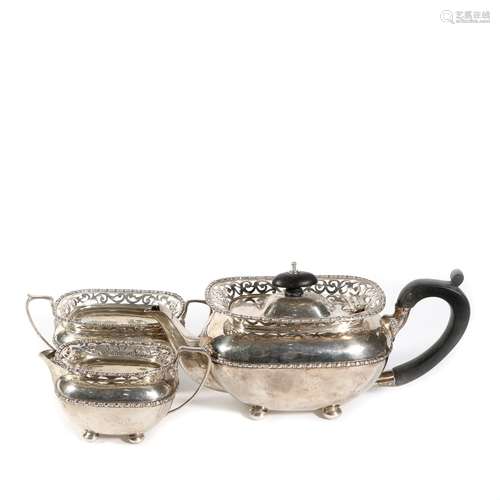 Silver Tea Sets Of Three, China