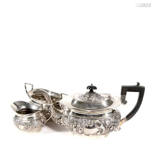 Silver Tea Sets Of Three