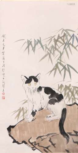 Ink Painting Of Cat - Xu Beihong, China