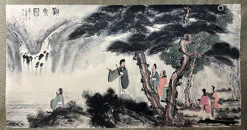 Ink Painting Of Figure - Fu Baoshi, China