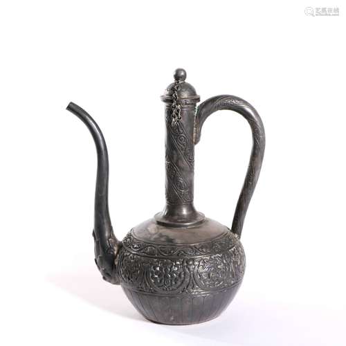 Silver Alcohol Pot