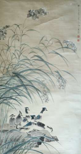 Ink Painting Of Flower And Bird - Jiang Hanwu, China