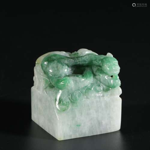 Hard Jade Seal, China
