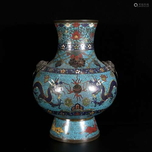 Bronze Enamel Vessel, China