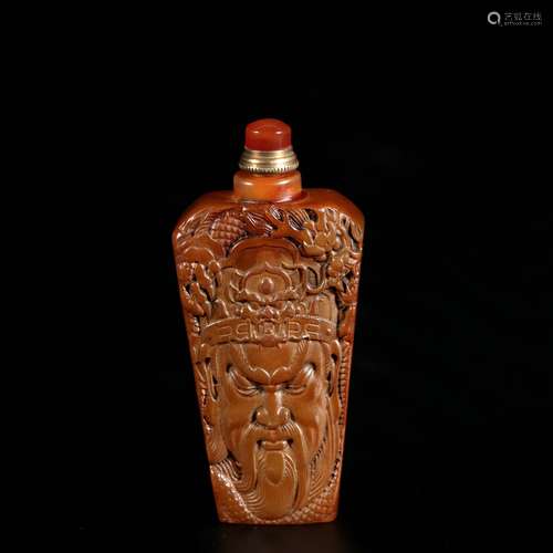 Shoushan Stone Snuff Bottle, China