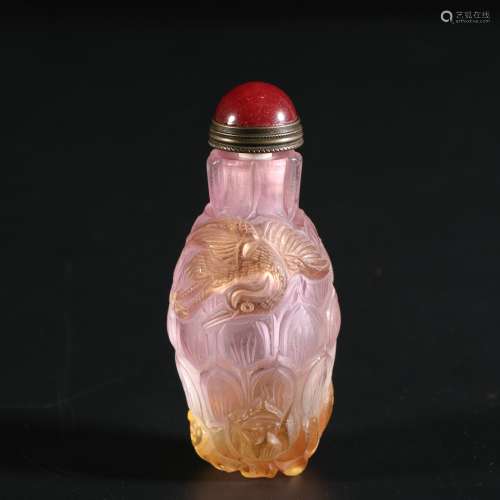Glass Snuff Bottle, China