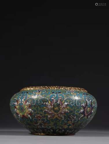 Gold Painted Cloisonne 