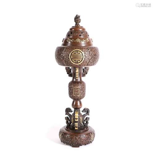 Bronze Incense Burner, China