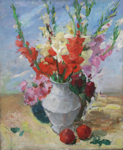 黄显之（1907～1991） 1977年作 万紫千红总胜春 布面油画