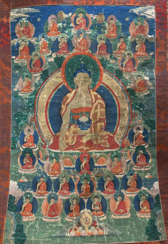 18th C Tibetan Thangka