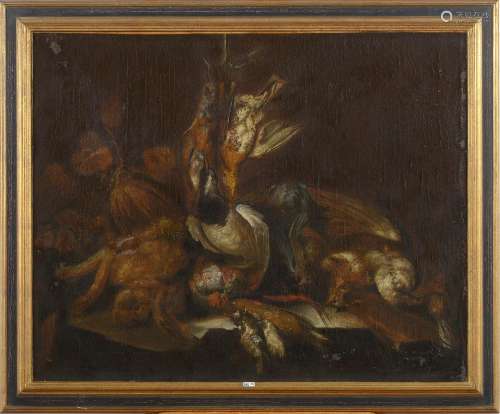 FYT Jan (1611 - 1661) - Huile sur toile marouflée sur toile ...