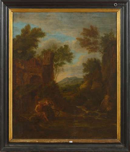 BECKERS Ignatius (Actif entre 1700 - 1749) - Huile sur toile...