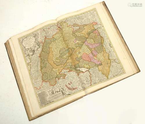 ALLARD Carel (1648 - 1709) - Bel atlas contenant 46 cartes à...