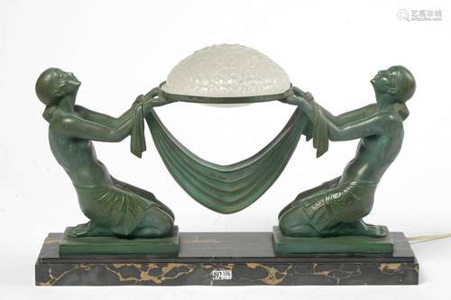 FAYRAL pour LE FAGUAYS Pierre (1892 - 1962) - Lampe de table...