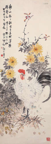 孔小瑜（任小松题）花鸟（lot149-163为同一藏家藏）纸本立轴