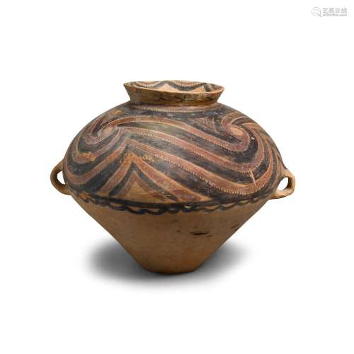 A large Yangshao painted pottery jar