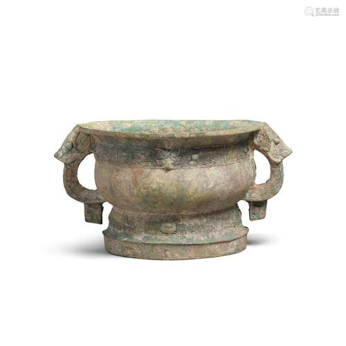 An archaic bronze vessel,gui