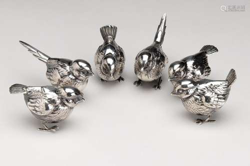 Six silver sparrows