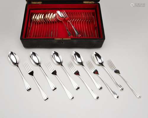 A collection of Dutch silver flatware, Christa Ehrlich (23 p...