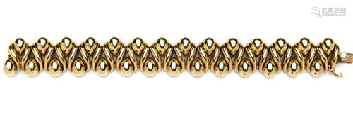 An 18k gold bracelet, by René Boivin