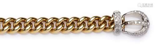 An 18k gold bracelet