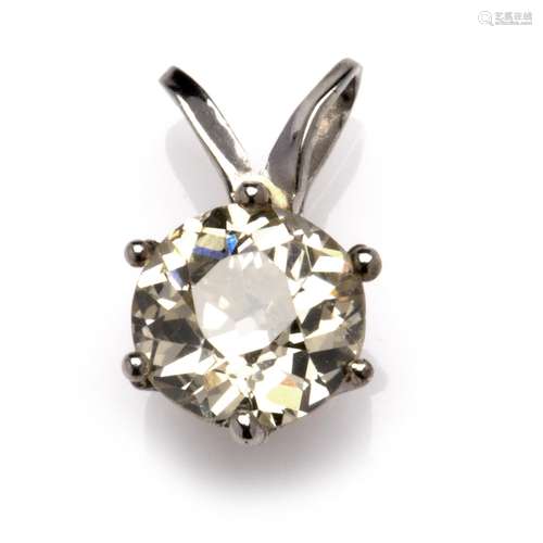 A diamond pendant