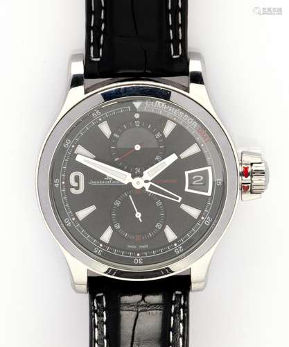 A gentlemen's steel wristwatch, by Jaeger leCoultre