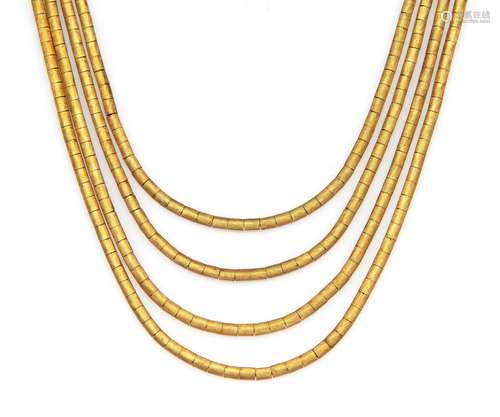 An 18k gold necklace, Bucherer