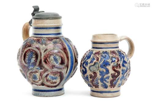 Two German stoneware jugs