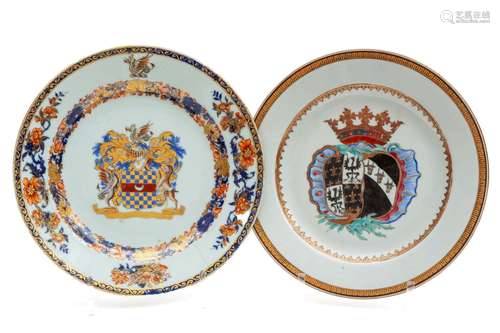 Two Chine-de-Commande plates; 'Clifford' and '...