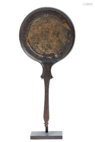 An Etruscan bronze mirror