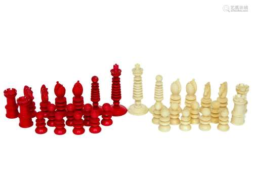 An Anglo-Indian chess set