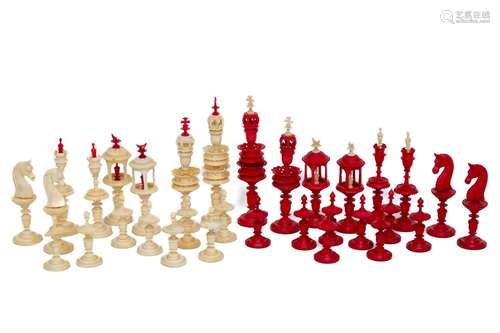 A Vizagapatam style chess set