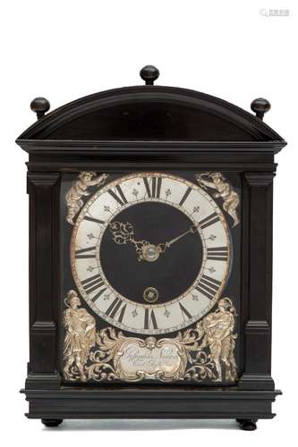 A Dutch ebony Hague clock