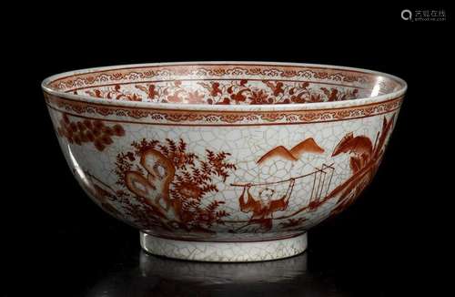 A LARGE PORCELAIN BOWL China, 20th century