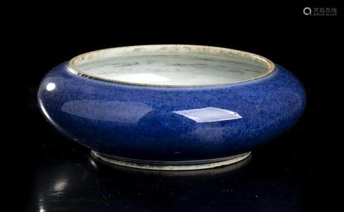 A 'POWDER BLUE' GLAZED PORCELAIN BRUSHWASHER China...