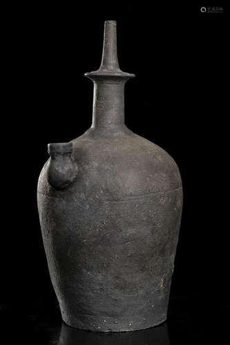 A BLACK STONEWARE EWER, CHONGBYONG Korea, Goryeo