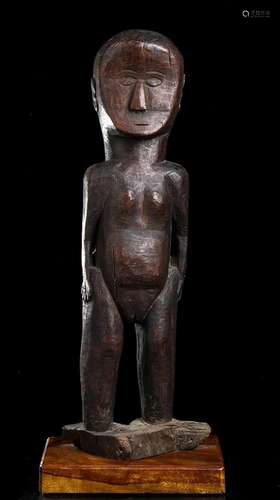 A WOOD ANTHROPOMORPHIC SCULPTURE Borneo, Dayak