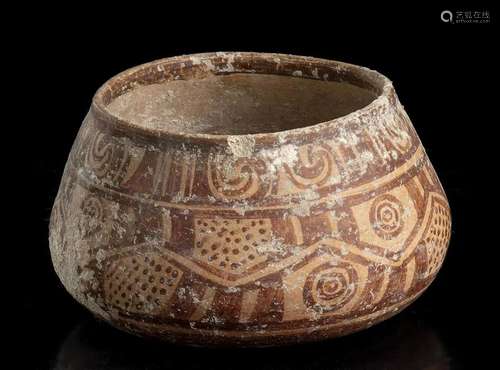 A PAINTED CERAMIC BOWL Iran, Neolithic period