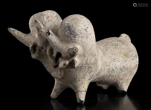 A CERAMIC ZOOMORPHIC SCULPTURE Iran, Amlash, 10th-8th