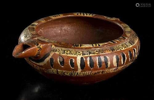 A PAINTED CERAMIC BOWL Iran, 9th-10th century