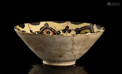 A PAINTED CERAMIC BOWL Iran, 10th-11th century