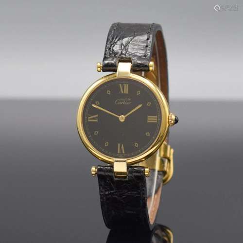 CARTIER Paris ladies wristwatch VERMEIL