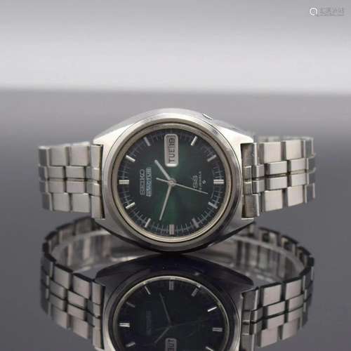 SEIKO 5 ACTUS gents wristwatch in steel